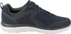 A side view of a navy blue athletic shoe with a white sole. Produktbild-Vorschau