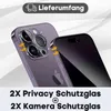 Anti-spia protezione dello schermo per iPhone 14 Pro Anteprima dell’immagine prodotto 2