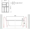 ORGA-BOX II Besteckeinsatz Tiefe 462 mm, Höhe 50,5 mm für Produktbild-Vorschau 6