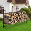 Pevný regál na dřevo pro krb, nosnost 300 kg, rozměry 244 x Náhled obrázku produktu 8
