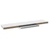 vidaXL Schweberegale 4 Stk. Weiß 120x23,5x3,8 cm MDF Produktbild-Vorschau 14