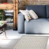Teppich Outdoor 90x150 cm beige-weiß Bodenmatte Produktbild-Vorschau 3