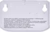 The back of a white carbon monoxide detector with instructions printed on it. Podgląd zdjęcia produktu
