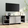 vidaXL Armoire TV gris béton 130x35x50 cm Bois composite Voir les images du produit 3