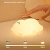 LED Nachtlicht Silikon Birne Touch Nachtlampe USB-Aufladbar Produktbild-Vorschau 5
