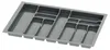 Sossai Besteckeinsatz Divio für Schubladen 80cm | 73 x 49 Produktbild-Vorschau 1