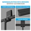 Minimalistischer Duschabzieher 21cm Schwarz aus Silikon – Produktbild-Vorschau 2