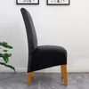4 Stück XL Velvet Stretch Esszimmerstuhl Hussen - Elasthan Produktbild-Vorschau 6