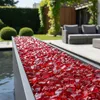 Roter Glas-Splitt 3–5 cm als moderne Gartendekoration am Wasserbecken Produktbild-Vorschau