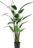 Szmaragdowa sztuczna roślina heliconia zielona 125 cm Podgląd zdjęcia produktu 4
