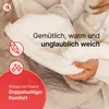 Seranova Heizdecke mit Abschaltautomatik XXL - Extra Produktbild-Vorschau 6
