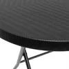 Table de jardin pliante BASTIAN de Relaxdays, ronde, H x L Voir les images du produit 6