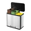 Hailo 0633-200 Separatore di rifiuti a pedale Öko Trio Plus Anteprima dell’immagine prodotto 32