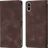 Hülle für iPhone X / iPhone XS Prägung Flip Leder Produktbild-Vorschau 1