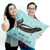 Mr. & Mrs. Panda Kissen 40x40 Stinktier Yoga - Türkis Produktbild-Vorschau 4