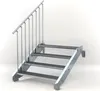 Stahltreppe 4 Stufen bis Höhe 84 cm, Laufbreite : 110 cm Produktbild-Vorschau 1