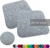 heimtexland ® Sitzkissen Set Filz Stuhlkissen Stuhlauflage Produktbild-Vorschau 1