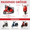 A size chart and model examples for a motorcycle cover. Náhľad obrázku produktu