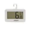A white digital thermometer with a hook for hanging. Podgląd zdjęcia produktu