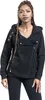 RED by EMP Damen schwarze Sweat Kapuzenjacke im Biker Style Produktbild-Vorschau 6