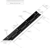 KOTARBAU® Stangenscharnier Klavierband 300/31 mm Schwarz Produktbild-Vorschau 2