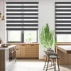 Doppelrollo Fenster ohne Bohren 100x210cm schwarz Produktbild-Vorschau 6