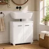 HOMCOM Waschbeckenunterschrank mit verstellbarem Regal und Produktbild-Vorschau 9