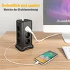12 Fach Mehrfachsteckdose mit 4 USB Steckdosenturm Produktbild-Vorschau 3