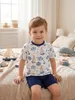 TupTam Kinder Jungen Pyjama Schlafanzug Set Kurzarm Produktbild-Vorschau 3