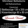 Bettwäsche 135x200 cm Bärchen Partnerbettwäsche weiß rot Produktbild-Vorschau 4