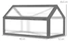 Outsunny vroege kas van hout, mini-kas 90 x 52 x 49,5 cm, Productafbeelding-voorbeeld 1