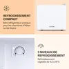Mini lodówka Klarstein, cicha, 5–15 °C, minibar, 17 l, Podgląd zdjęcia produktu 9