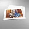 Poster - Poster ohne Rahmen - Frauen Kleider Öl - 40x30 cm Produktbild-Vorschau 3