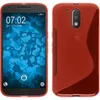 PhoneNatic Case kompatibel mit Motorola Moto G4 Plus - rot Produktbild-Vorschau 1