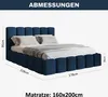 MOTIVENA Nunu Bubble Polsterbett 160x200 mit Bettkasten, Produktbild-Vorschau 7