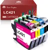 4er Multipack LC421 Tinte Patronen kompatibel für Brother Produktbild-Vorschau 1