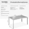 Gartentisch Bianca aus Aluminium und Kunststoff 150 x 90 x Produktbild-Vorschau 5