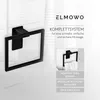 ELMOWO - Edelstahl Handtuchring ohne Bohren in schwarz - Produktbild-Vorschau 4