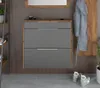 Schuhschrank Oliva 2 hängend Basic vintage eiche graphit Produktbild-Vorschau 4