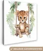 MuchoWow® - Leinwandbilder - Leopard - Tier - Kinder - Produktbild-Vorschau 1