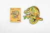 Holzpuzzle Chamäleonpuzzle Buntes Puzzleset A3 Dekoration Produktbild-Vorschau 6
