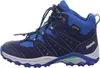 A single blue and navy hiking boot for children. Produktbild-Vorschau