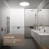 Plafonnier LED salle de bain projections d'eau plat, blanc Voir les images du produit 4