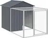 vidaXL Klec pro kuřata s výběhem antracit 117x405x123 cm Náhled obrázku produktu 6