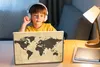 MuchoWow® Laptop Aufkleber Sticker Cover Weltkarte - Sepia Produktbild-Vorschau 3