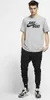 Nike M Nsw Tee Just Do It Swoosh Dk Grey Heather/Black M Produktbild-Vorschau 12