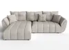 AX LIVING Ecksofa mit Schlaffunktion Verciani L Sofa Beige Produktbild-Vorschau 5