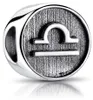 MATERIA Waage Sternzeichen Charm Anhänger 925 Sterling Produktbild-Vorschau 1