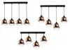 LUXOLAR - Lampa wisząca 4 płomienie szklany klosz Podgląd zdjęcia produktu 3
