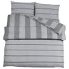 vidaXL Bettwäsche-Set Grau 200x200 cm Baumwolle Produktbild-Vorschau 1